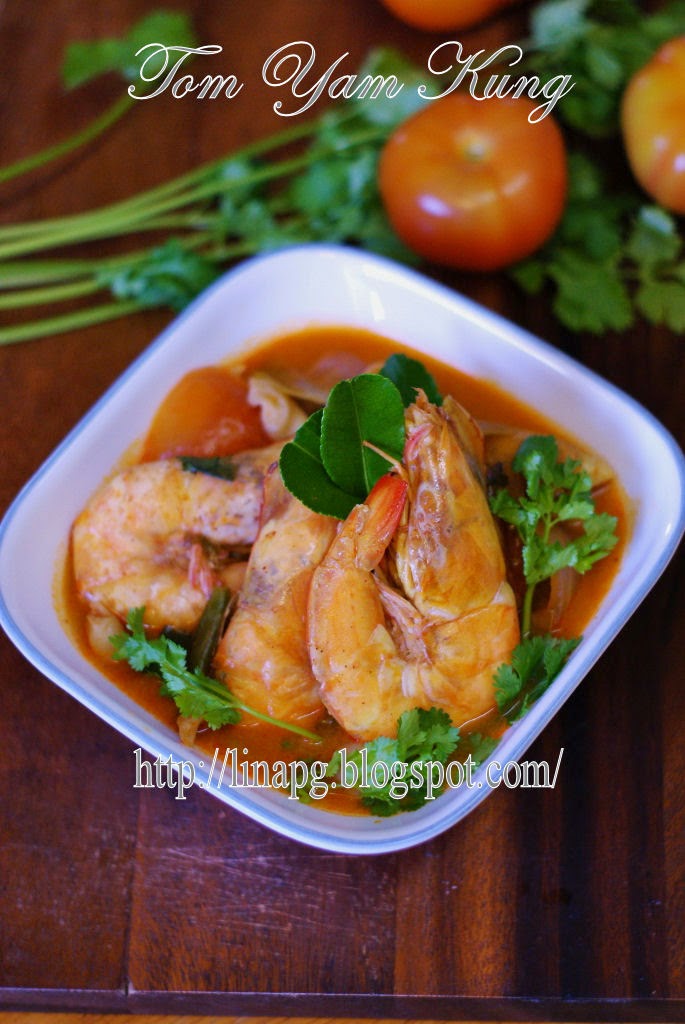 Resepi Tom Yam Kung (Tom Yam Udang) - TERATAK MUTIARA KASIH