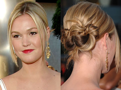 updo hairstyles for medium length hair. interior pictures, Easy