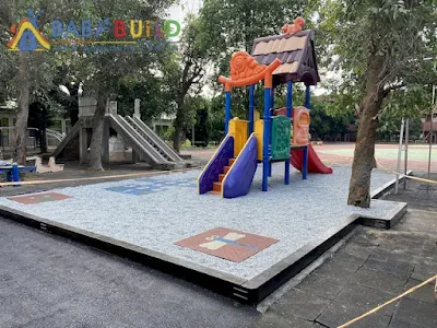 桃園市觀音區新坡國小附設幼兒園戶外遊戲器材安全地墊整修採購
