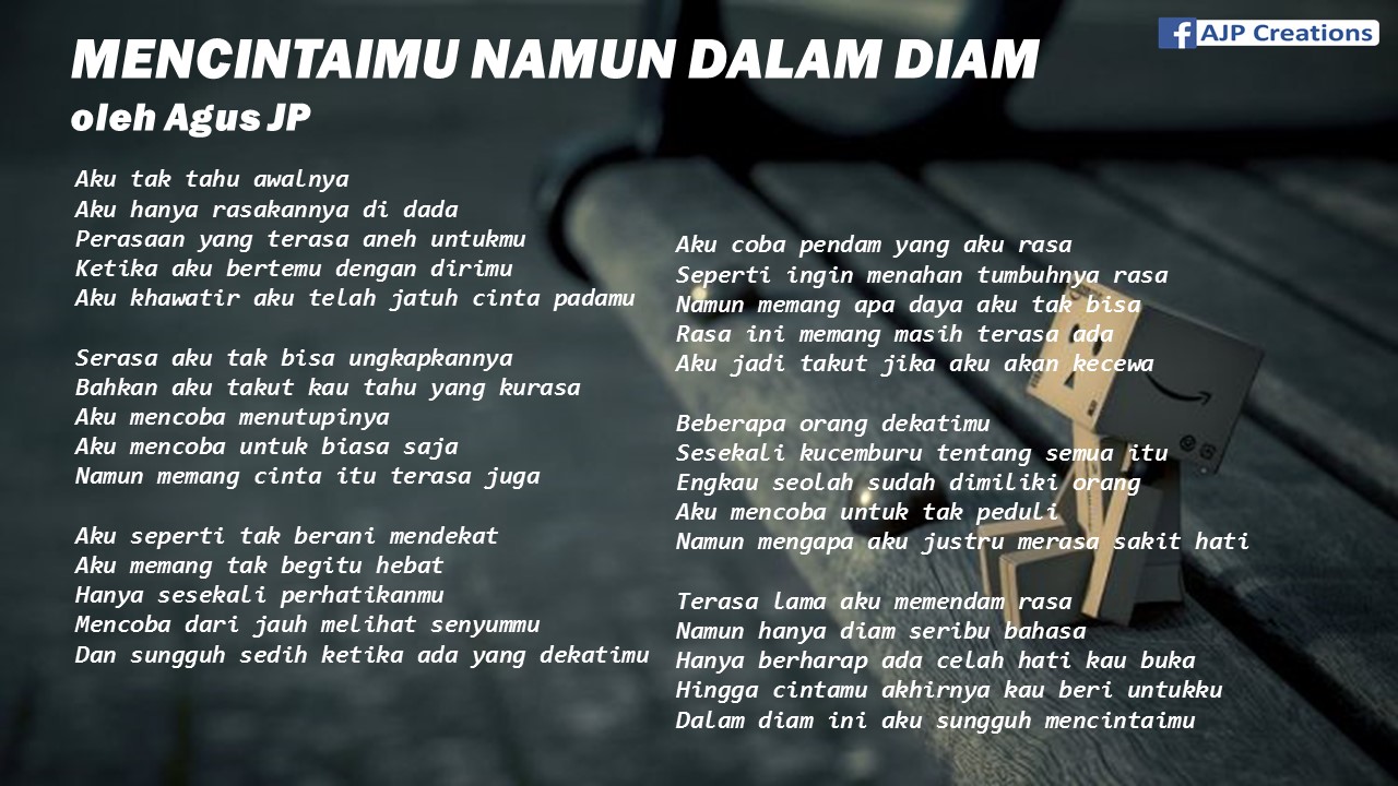 Gambar Kata Mencintaimu Dalam Diam Cikimmcom