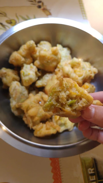 FRITTELLE DI FIORI DI ZUCCA , RICETTA, porn food, aperitivo, antipasto