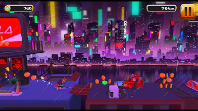 Cube Samurai Run Squared Game Screenshot 5