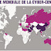 Carte mondiale de la cyber-censure.