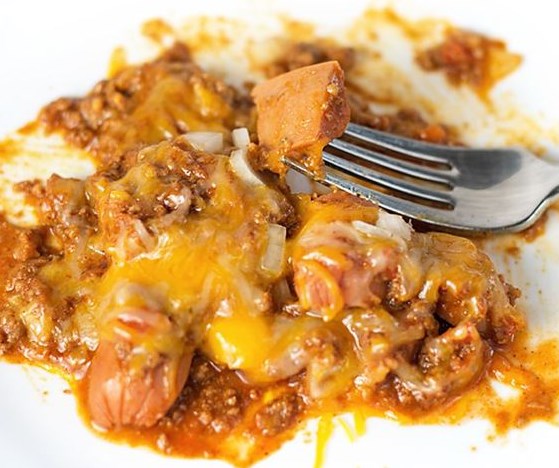 Low Carb Chili Dog Bake #LowCarb #Diet