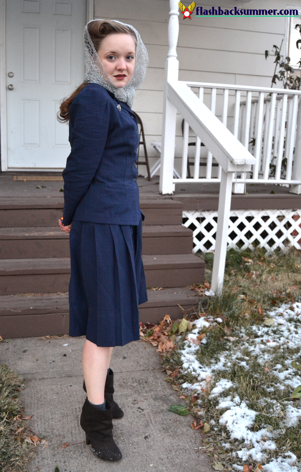 Flashback Summer: My First Me-Made 1940s Suit - Simplicity 4362, Hollywood Pattern 1162