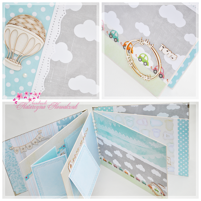 album na pierwsze urodziny scrapbooking