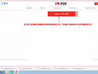 Cara Kompresi PDF dengan SmallPDFm,Format Word ke PDF