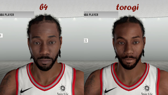 NBA 2K19 Kawhi Leonard Cyberface