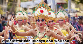Melestarikan Budaya dan Warisan merupakan salah satu manfaat ikut serta festival budaya kemerdekaan