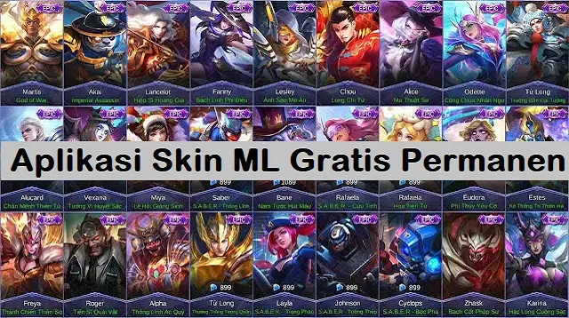 Aplikasi Skin ML Gratis Permanen