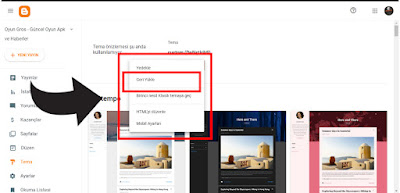 Blogger Web Sitene Tema Nasıl Yüklenir? Tema Nasıl Düzenlenir?