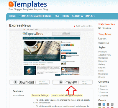 Como mudar o template do blog