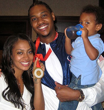 carmelo anthony fiance. carmelo anthony lala vasquez.