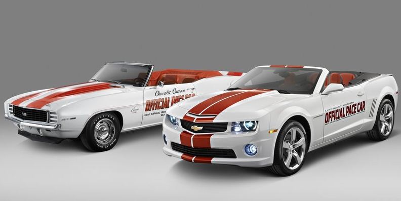 Chevrolet Camaro SS convertible pace car for Indy 500 2011