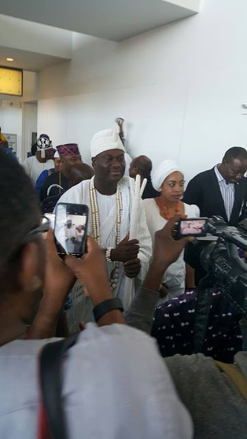 Ooni Of Ife Oba Ogunwusi Arrives New York With 10 Chiefs & 20 Servants, Lodges In New Jersey Hotel