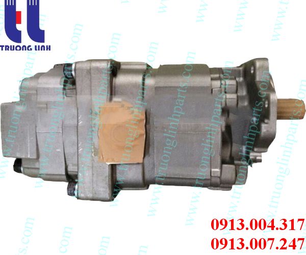 Phụ tùng máy ủi - Bơm bánh răng thủy lực máy ủi Komatsu D155A-6, P/n 705-52-30A00