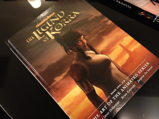 Legend of Korra Art of the Animated Series on Table