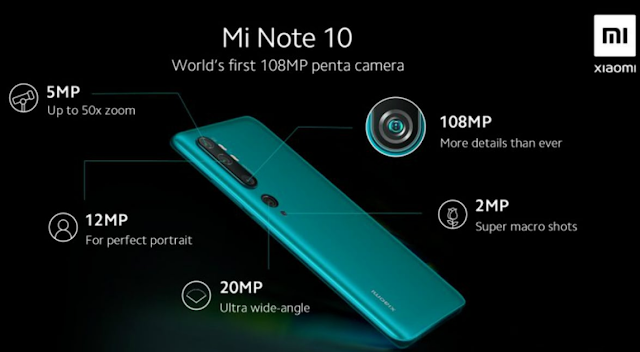 قد تكشف شاومي عن Mi Note 10 Pro الى جانب Mi Note 10 في 6 نوفمبر