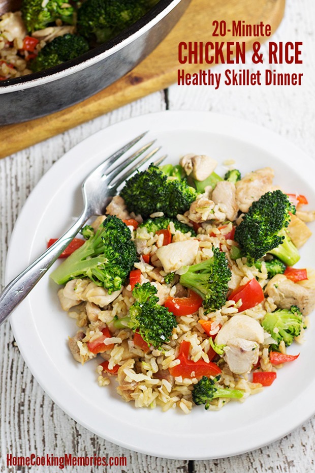 20-Minute-Chicken-and-Rice-Skillet-Dinner-Recipe