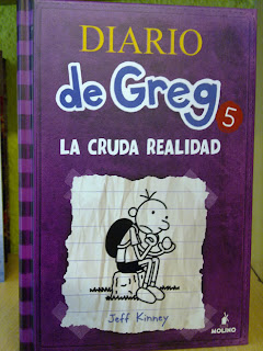 Portada del libro Diario de Greg. La cruda realidad