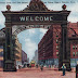 Welcome arch at Union Depot, Denver, Colorado