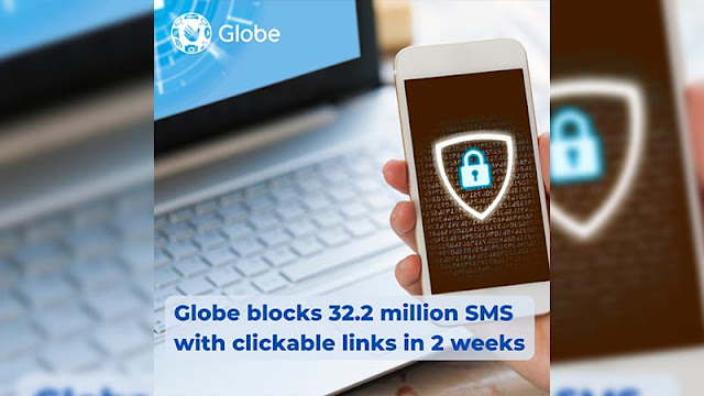 Globe blocks 32 million text messages with links in 2 weeks
