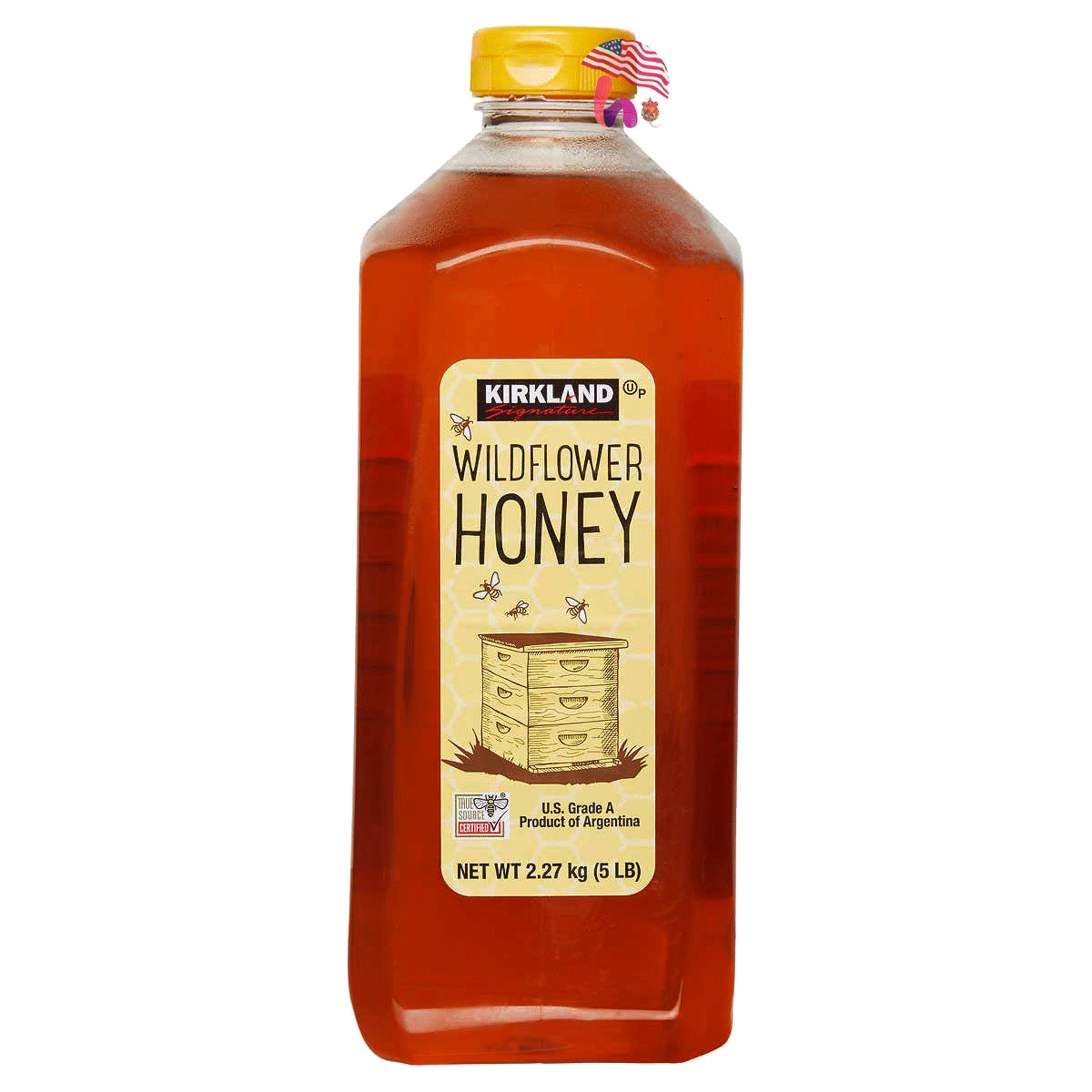 Mật Ong Nguyên Chất Organic Kirkland Signature Wild Flower Honey