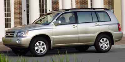 2001 Toyota Highlander Owners Manual