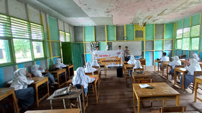 Polsek Teluk Meranti Sosialisasi Penerimaan Anggota Polri di Sekolah