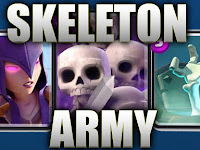 Tips Cara Mengalahkan skeleton Army dengan mudah di Clash Royale