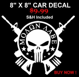 MOLON LABE - Car Decal