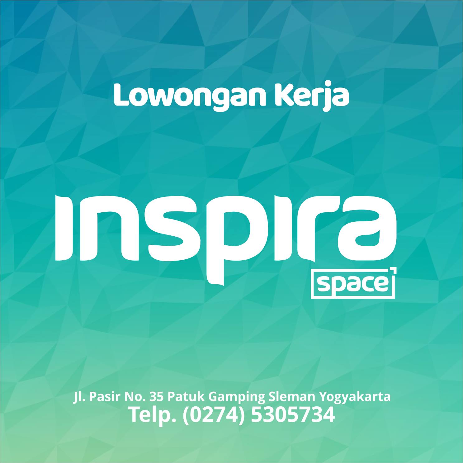 Lowongan Kerja Bulan Mei 2017 di Inspiraspace - Yogyakarta 