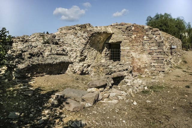 Ruinas del un conjunto termal tardorromano o bizantino temprano.