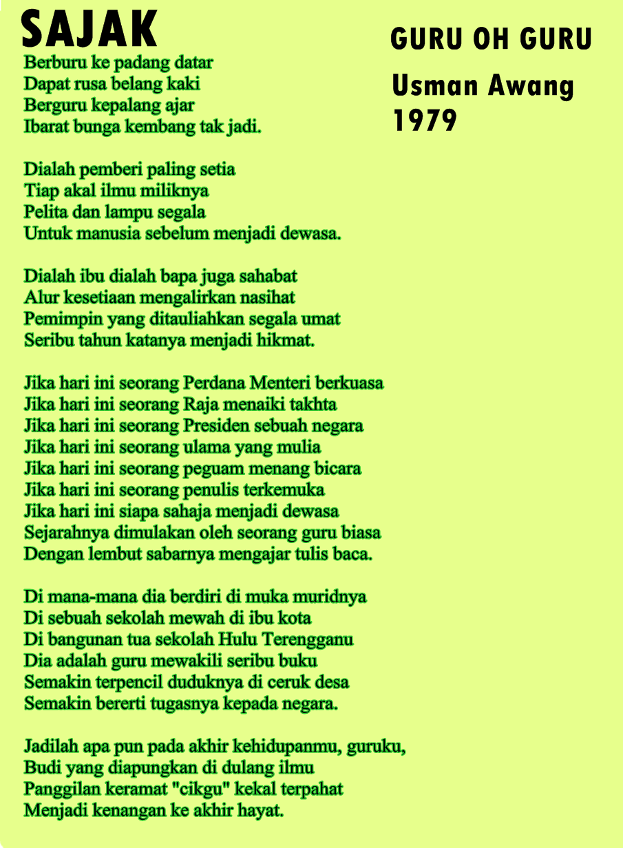Lambaian Bahasa Melayu Laman Puisi Lambaian Bahasa Melayu Laman Puisi
