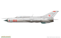 Eduard 1/48 MiG-21PF (8236) Colour Guide & Paint Conversion Chart