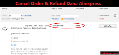 Refund Dana Aliexpress 100% Work