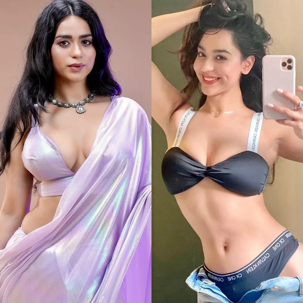 Soundarya Sharma saree vs bikini indian actress