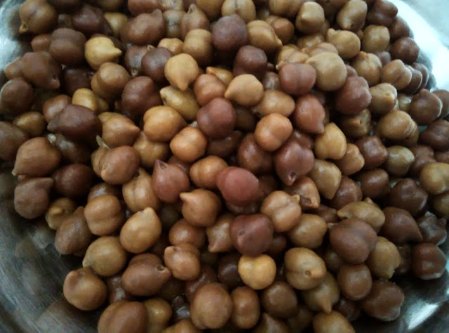 boiled kala chana