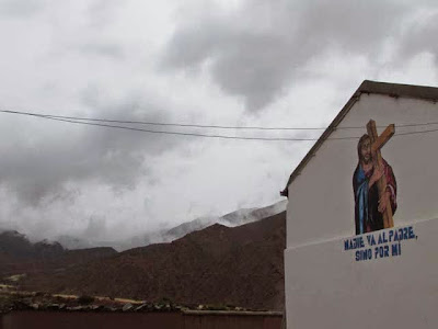 Eine Kaltfront aus Argentinien mit leichtem Schneefall ist bei uns eingetroffen