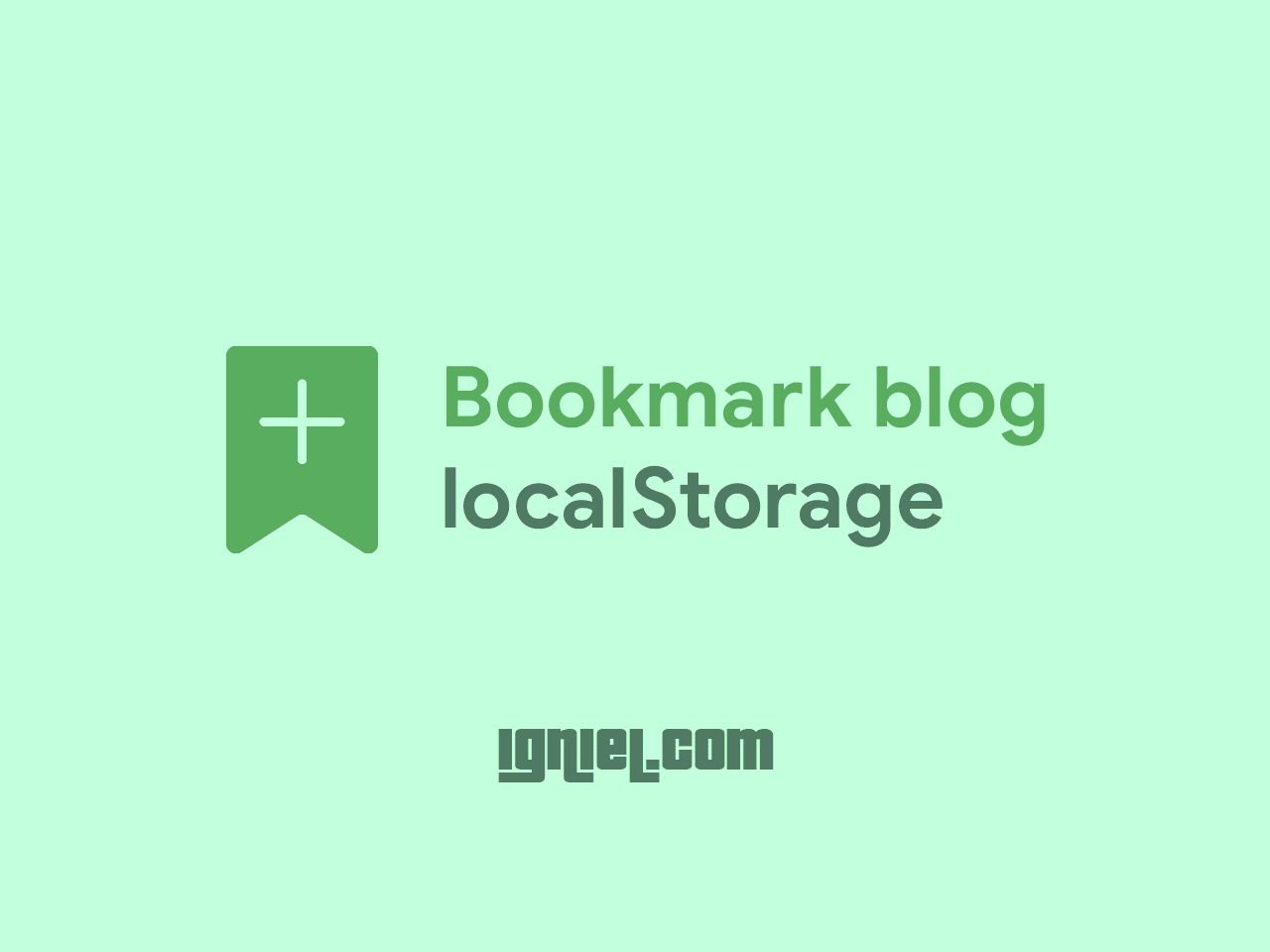 Script Bookmark Blogger localStorage