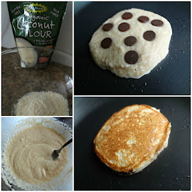 Peanut Butter Coconut Flour Pancakes