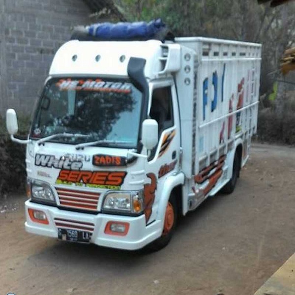 Gambar foto gambar full variasi truk canter terbaru 