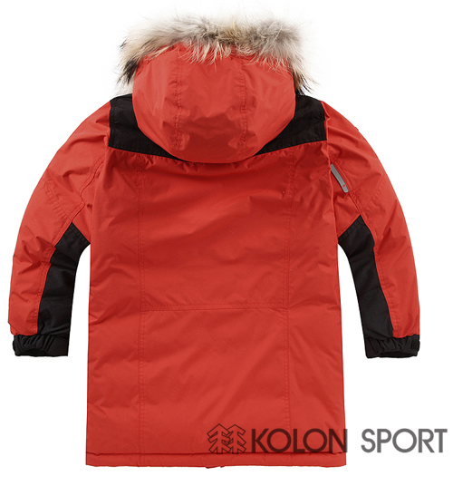 Kolon Sport Boys' Winter Professional Long Heavy Down Jacket