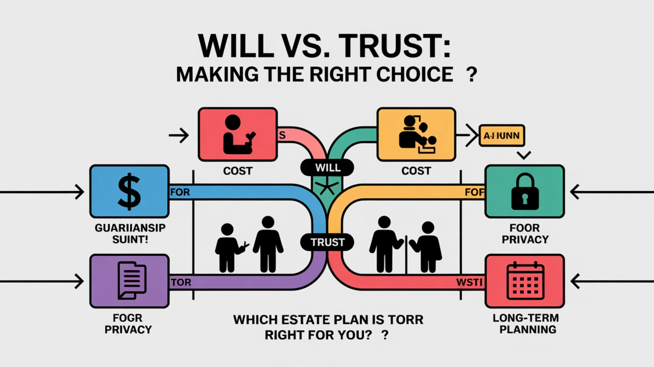 Choosing between a will and a trust - key factors to consider