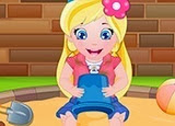 baby sofia juego con arena