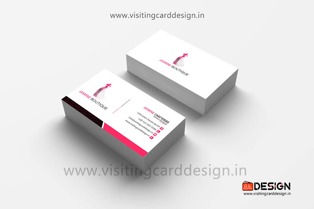 Visiting Card Design for Boutique in Corel Draw