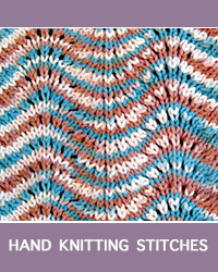 Learn Old Shale Lace Pattern with our easy to follow instructions at HandKnittingStitches.com