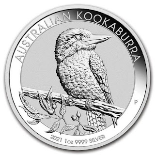 1 oz Silver Australian Kookaburra 2021