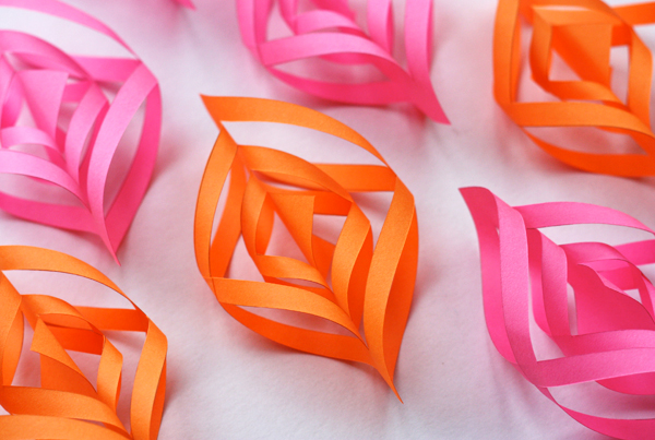  DIY  paper  Christmas  ornaments  How About Orange