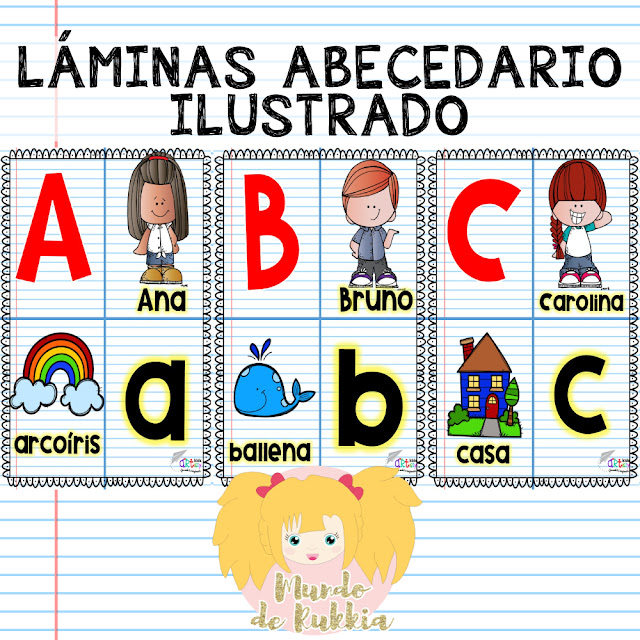 laminas-abecedario-ilustrado-preescolar